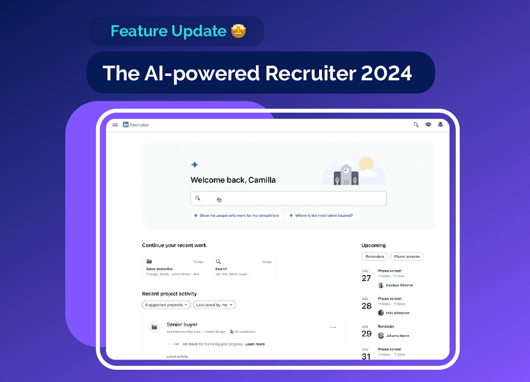 LinkedIn's new AI powered feature for recruiters